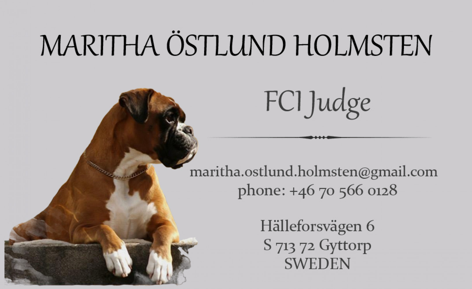 27.04.2026 - Vorstellung der Richterin Maritha Östlund-Holmsten